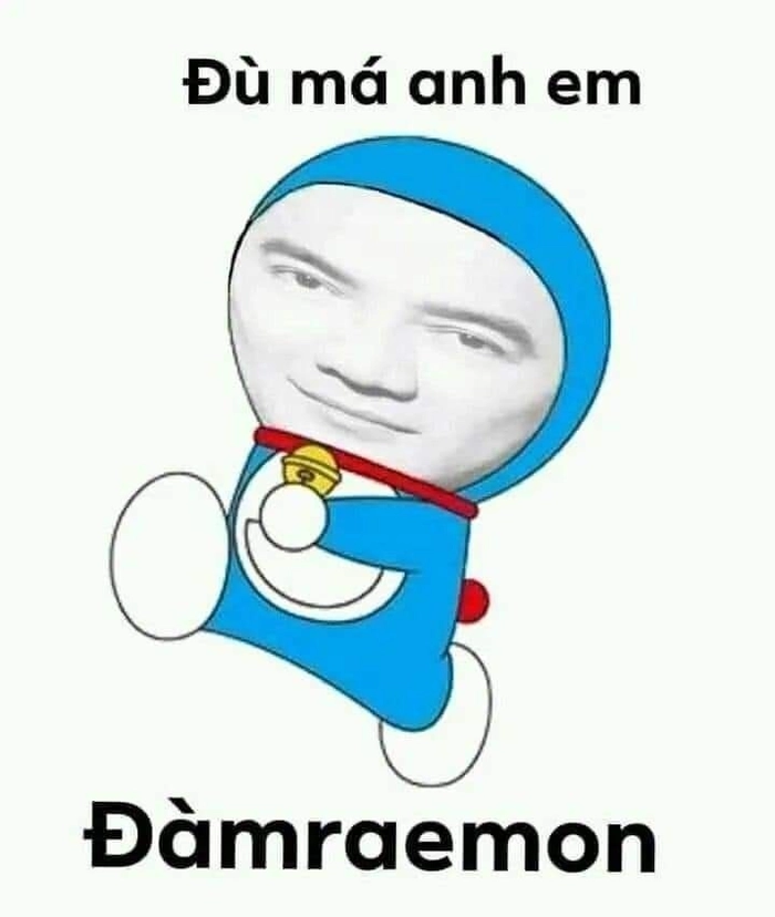 Doraemon cơ bắp meme bá đạo