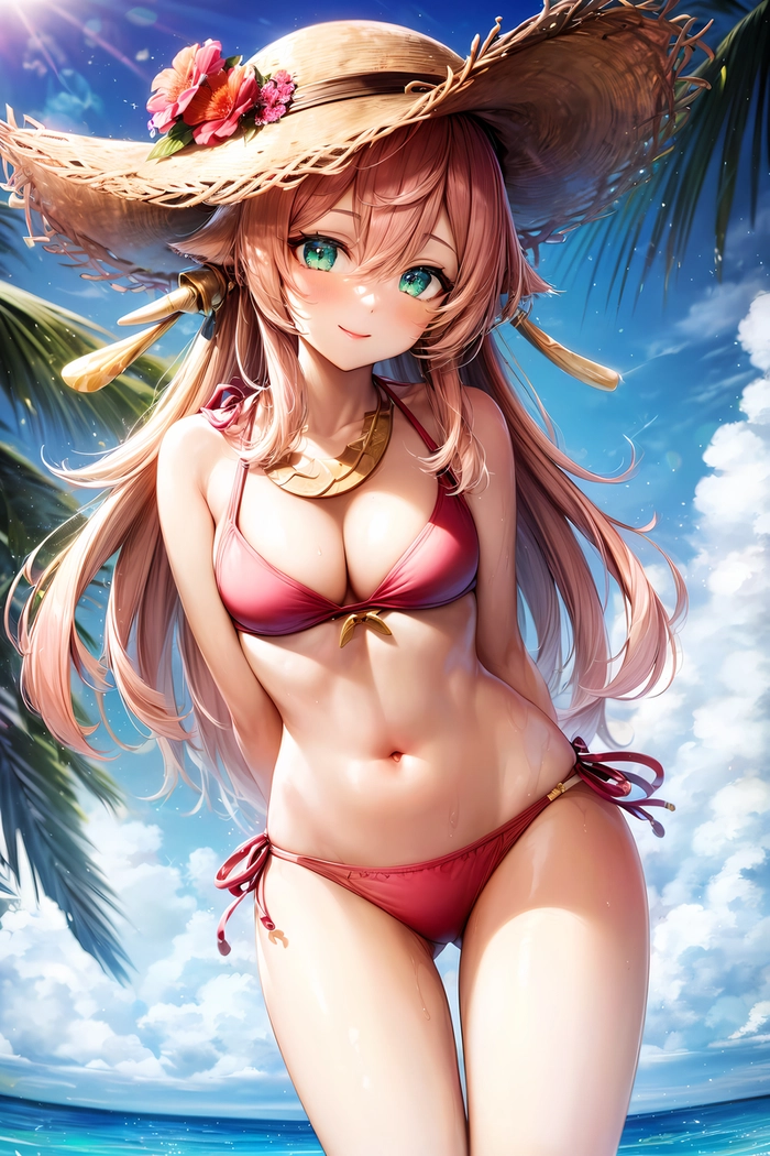 Fanart Yanfei bikini
