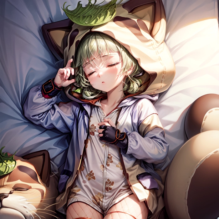 Genshin Impact Sayu cute đáng yêu cực
