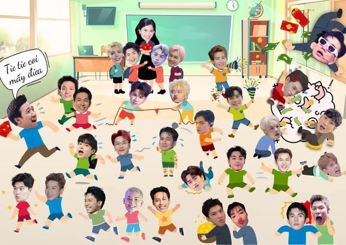 Hình 30 Anh Trai Say Hi Chibi ngầu lòi