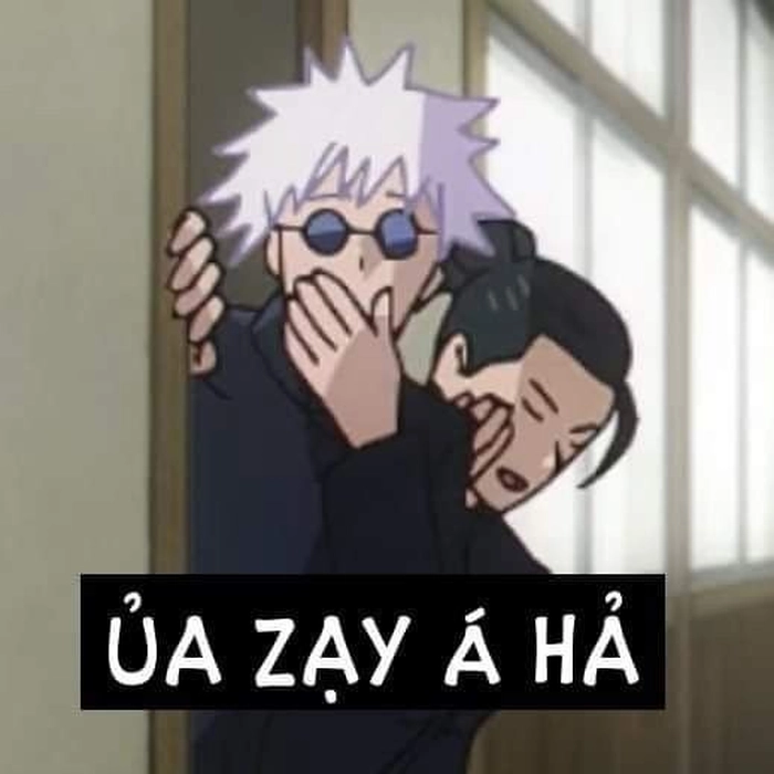 Hình Gojo meme ngộ nghĩnh