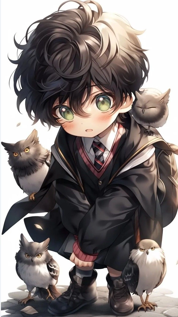 Hình Harry Potter chibi cute cho fan