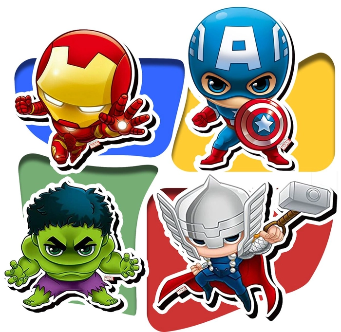 Hình Marvel chibi cực đáng yêu