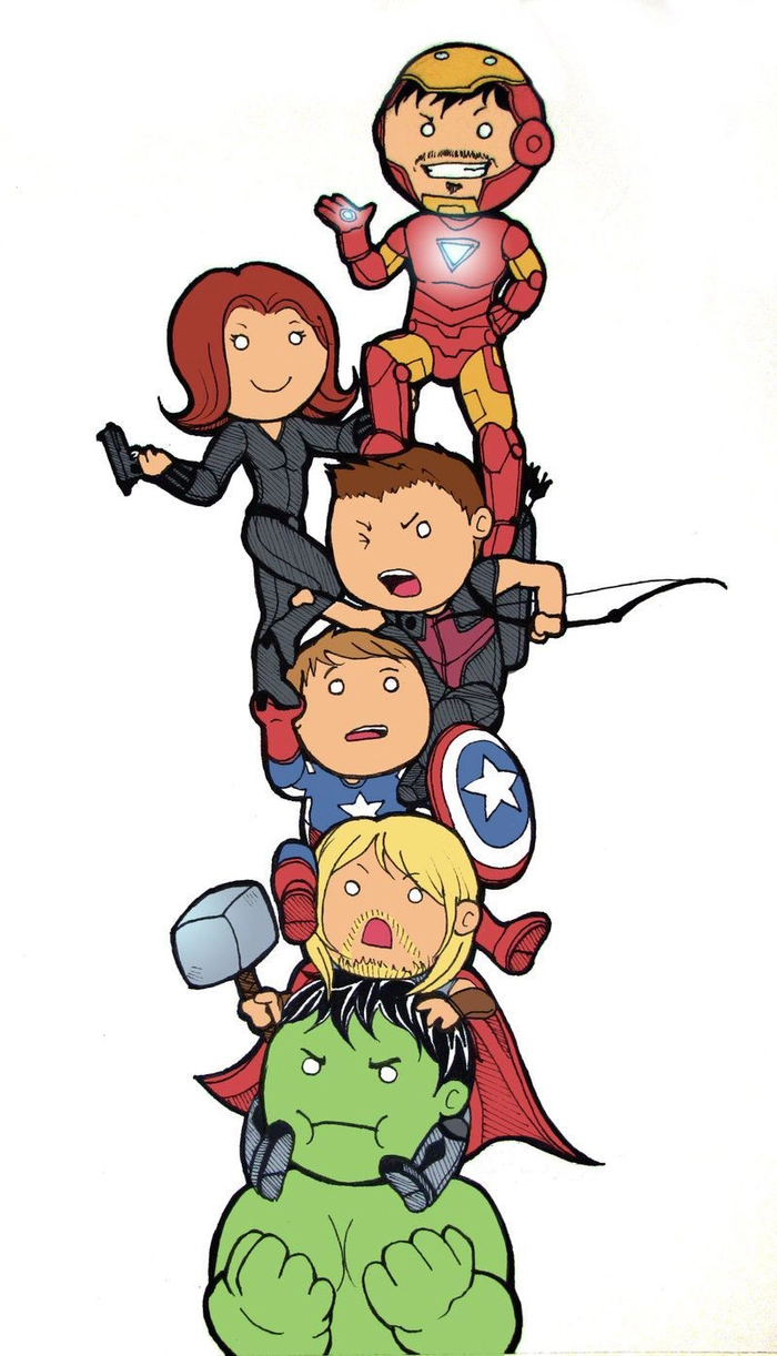 Hình Marvel chibi đẹp mắt