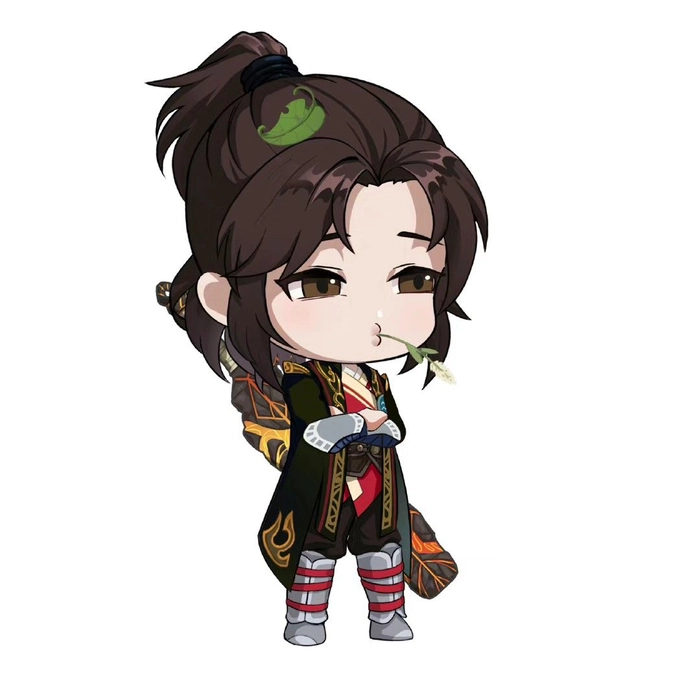 Hình Tiêu Viêm chibi hài hước đáng yêu