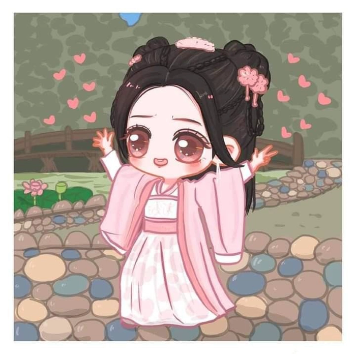 Hình Triệu Lộ Tư chibi tinh nghịch