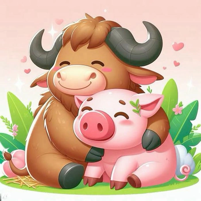 Hình ảnh 12 con giáp 3D cute ngộ nghĩnh