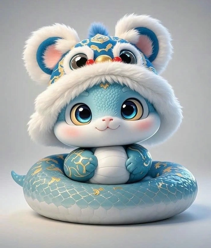 Hình ảnh 12 con giáp cute lầy lội
