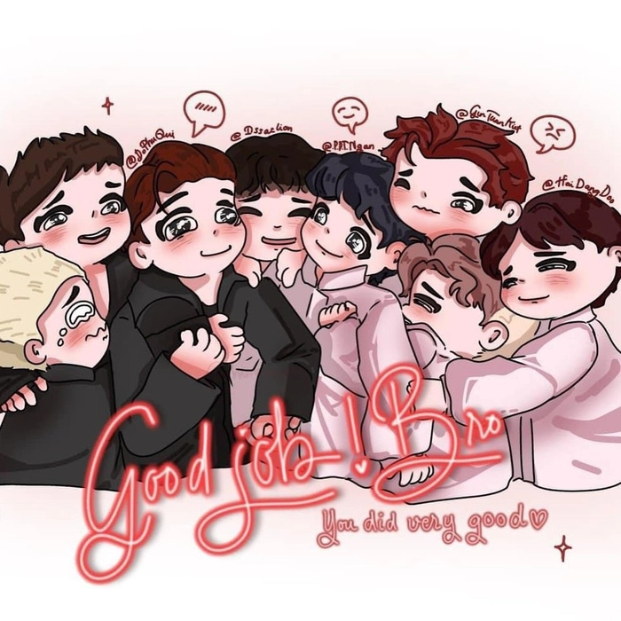 Hình ảnh 30 Anh Trai Say Hi Chibi vui nhộn