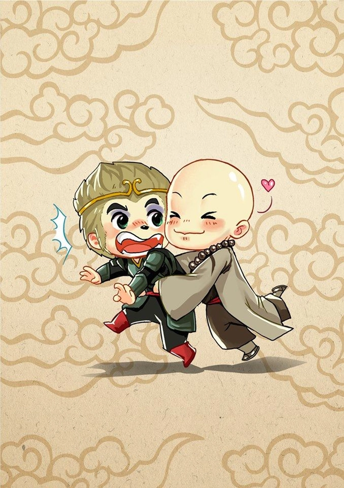 Hình ảnh Đường Tăng chibi cute hết nấc