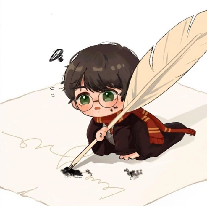 Hình ảnh Harry Potter chibi cực dễ thương