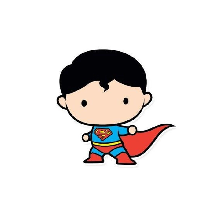 Hình ảnh Superman chibi dễ cưng