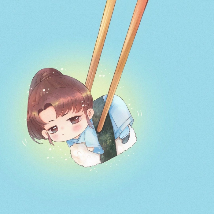 Hình ảnh Thái Từ Khôn chibi cute vui vẻ