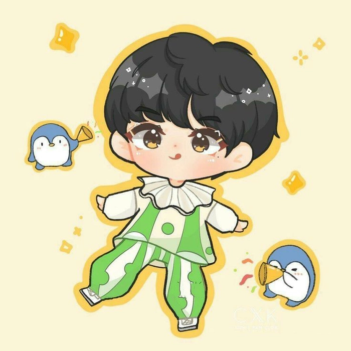 Hình ảnh Thái Từ Khôn chibi dễ thương