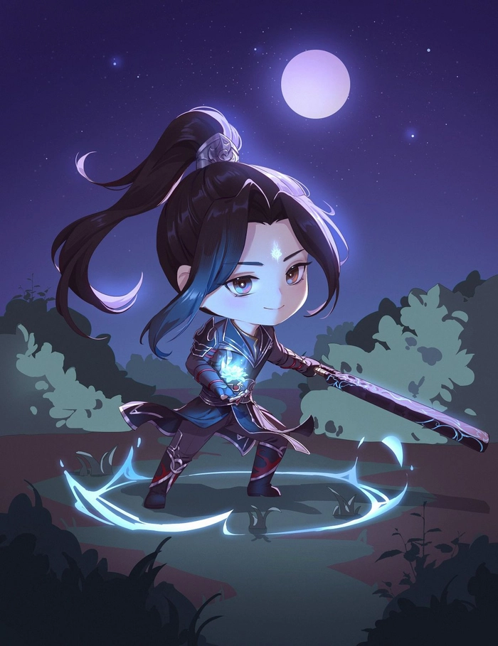 Hình ảnh Tiêu Viêm chibi cực chất