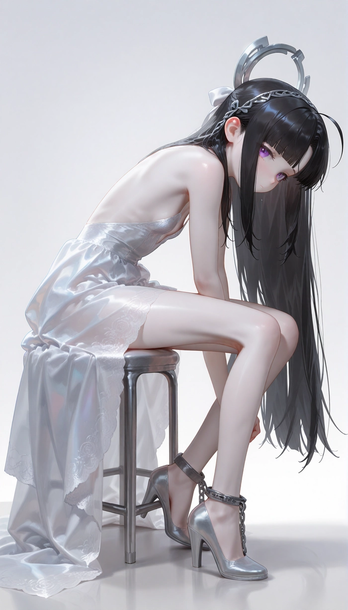 Hình ảnh anime nữ buồn cô đơn trầm tư