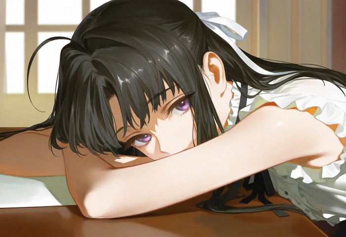 Hình ảnh buồn đẹp nữ anime tinh tế