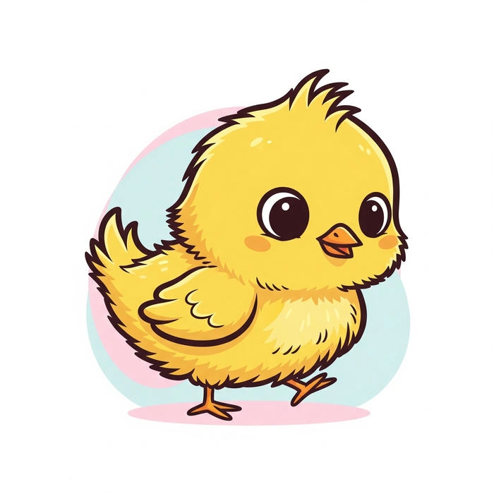 Hình ảnh con gà cute bá đạo lầy lội