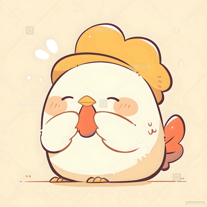 Hình ảnh con gà cute đáng yêu hết nấc