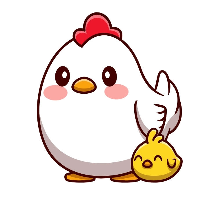Hình ảnh con gà trống cute ngộ nghĩnh