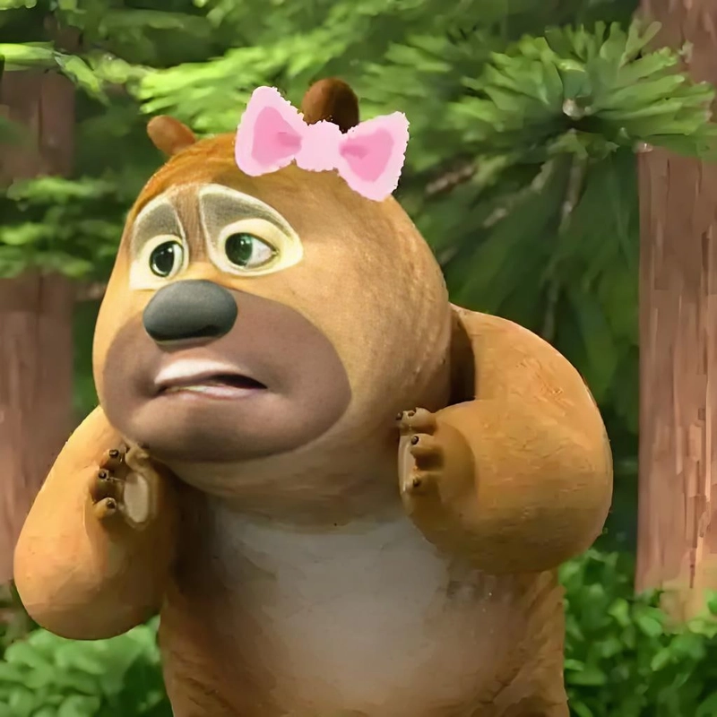 Hình ảnh gấu Boonie meme chất lòi