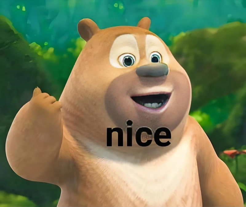 Hình ảnh gấu Boonie meme vui nhộn