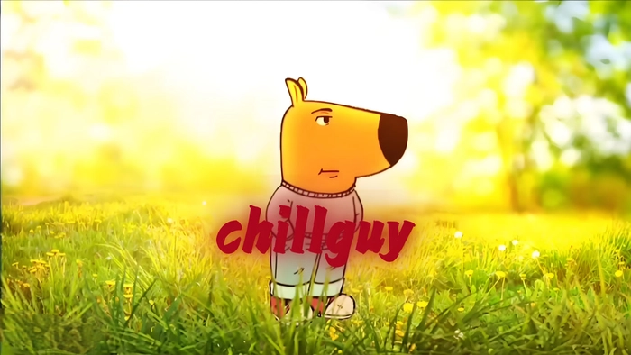 Hình ảnh meme Chill Guy lầy lội
