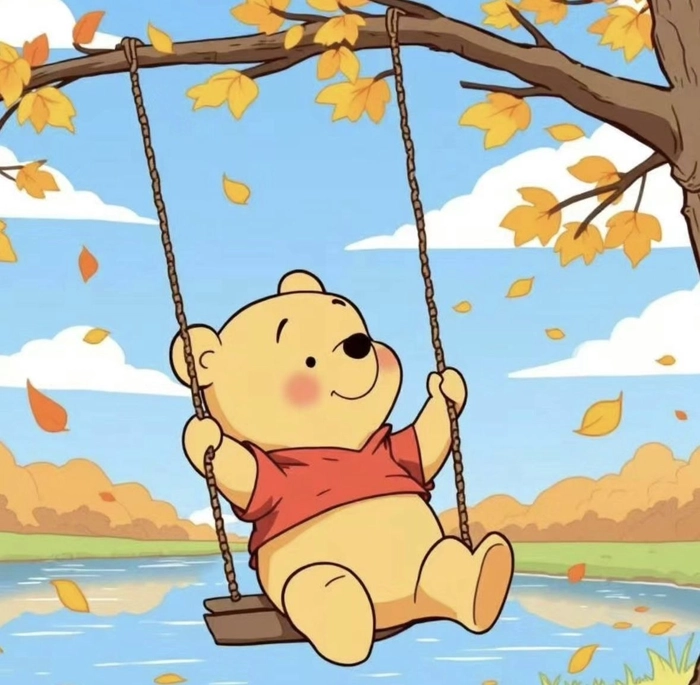 Hình ảnh meme gấu Pooh chế lầy lội