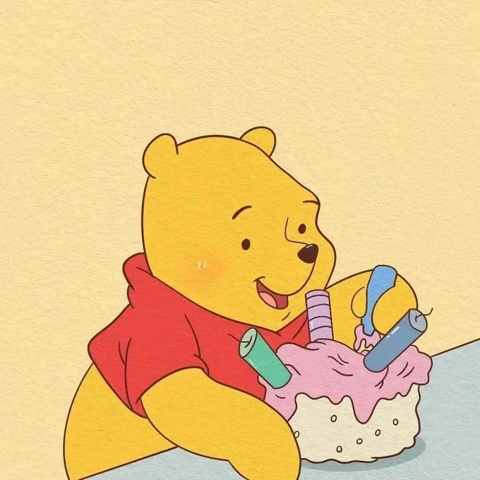 Hình ảnh meme gấu Pooh dễ thương