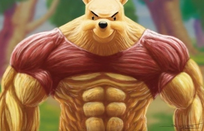 Hình ảnh meme gấu Pooh ngộ nghĩnh