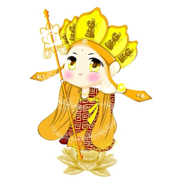 Hình chibi Đường Tăng ngộ nghĩnh