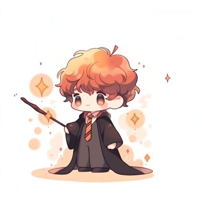 Hình chibi Harry Potter anime cực dễ thương