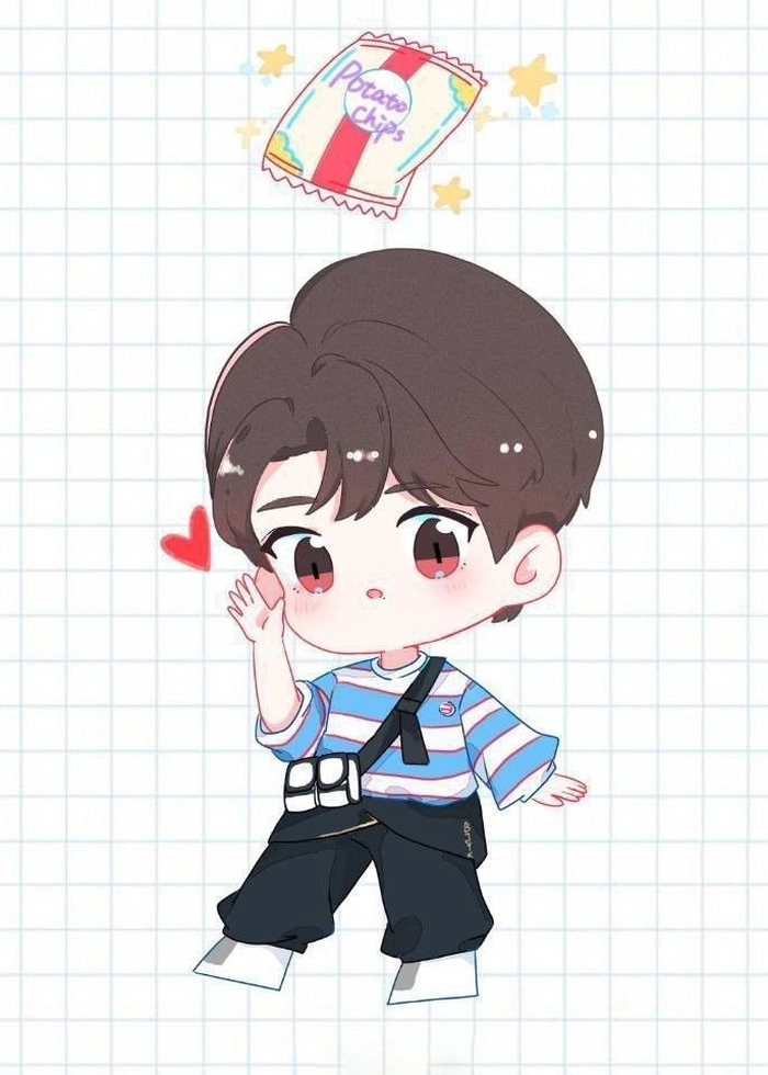 Hình chibi Tiêu Chiến đáng yêu dễ thương