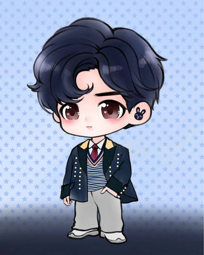 Hình chibi Tiêu Chiến đáng yêu