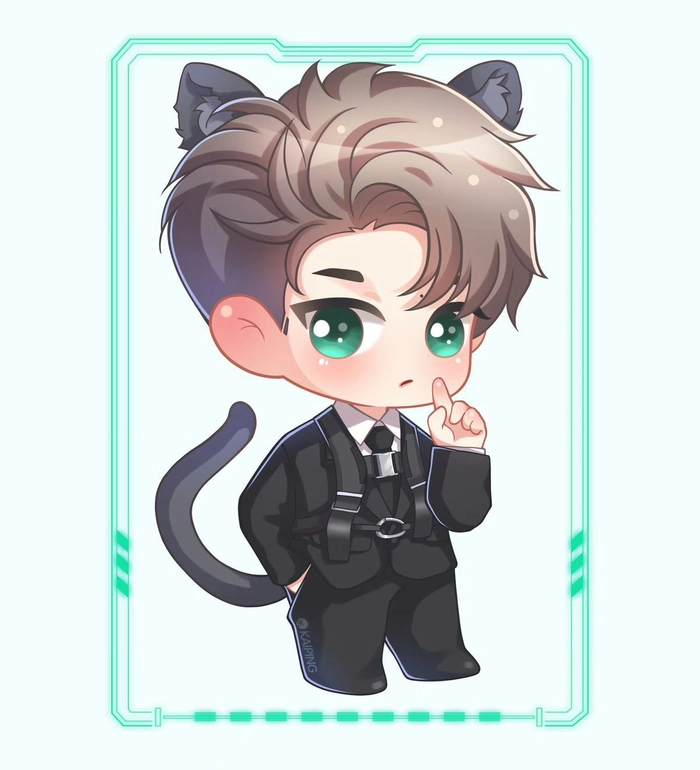 Hình chibi Tiêu Chiến phiên bản mới