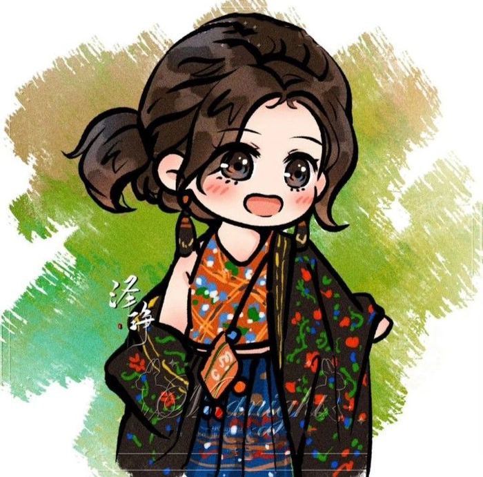 Hình chibi Triệu Lệ Dĩnh cute đáng yêu