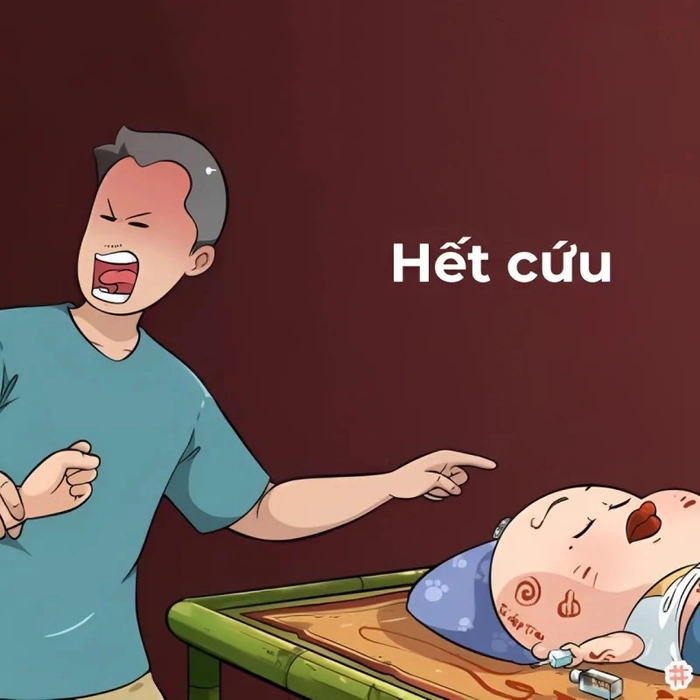 Hình meme hết cứu khó đỡ