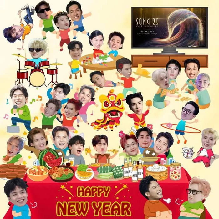Hình nền Anh Trai Say Hi Chibi đẹp lung linh