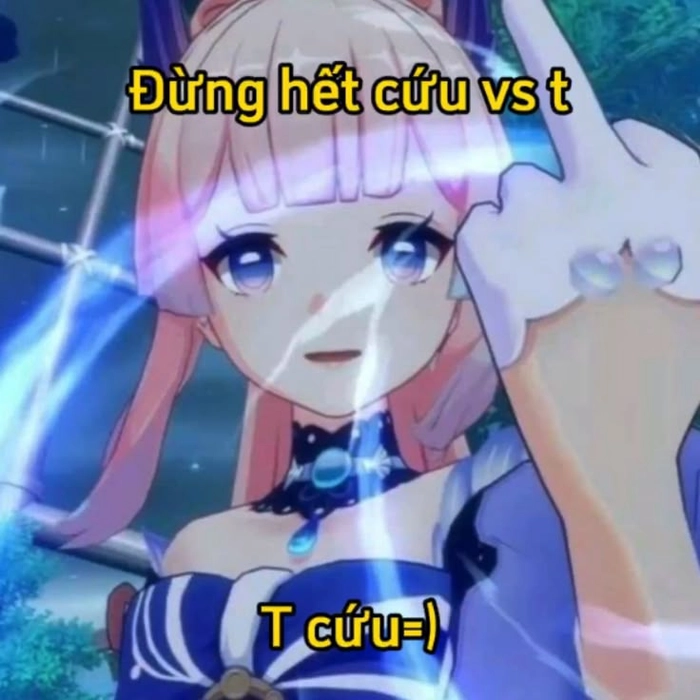 Meme Genshin Impact chế vui nhộn