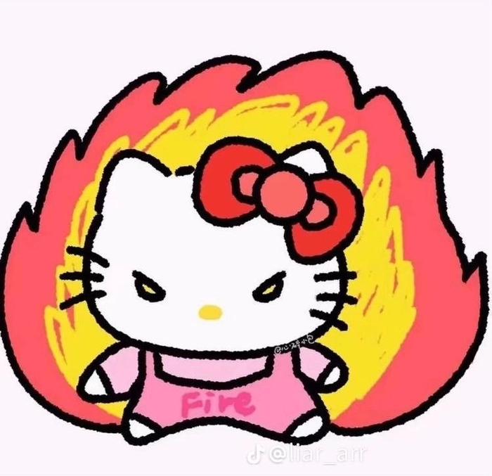 Meme Hello Kitty bựa cười xỉu