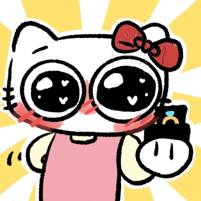 Meme Hello Kitty cơ bắp hài hước