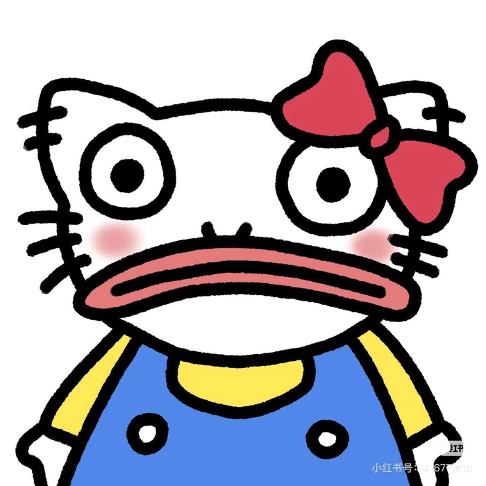 Meme Hello Kitty cute vui nhộn