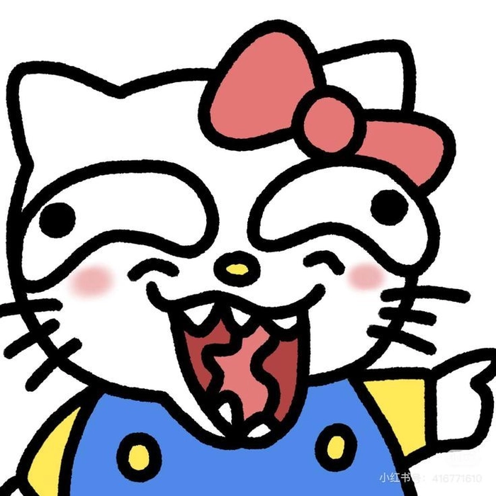 Meme Hello Kitty hài bá cháy