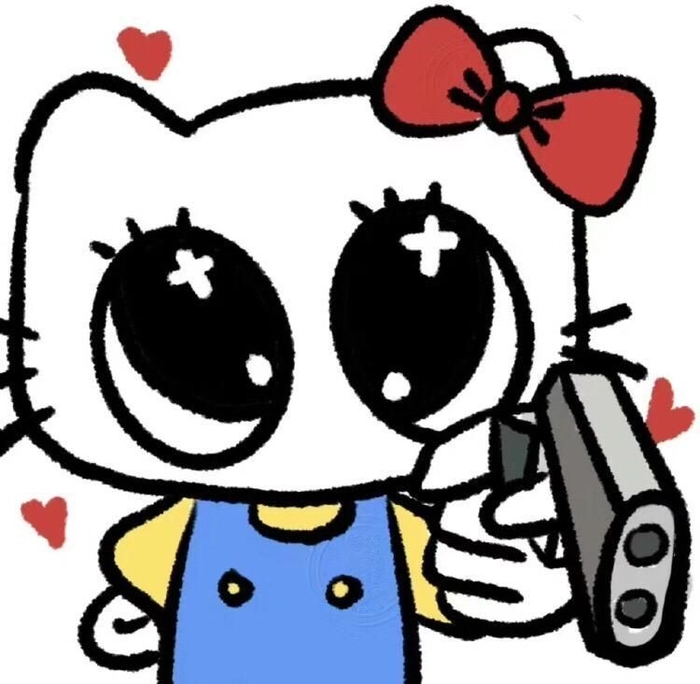 Meme Hello Kitty hài chế bá đạo