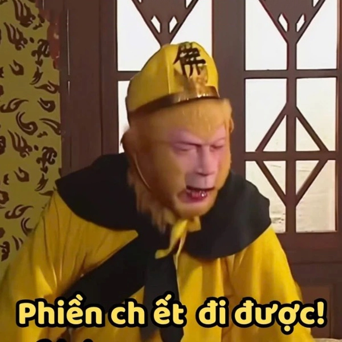 Meme Tôn Ngộ Không cười không nhặt được mồm