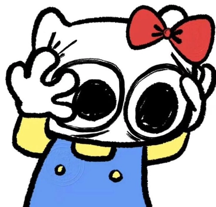 Meme ảnh Hello Kitty bựa lố