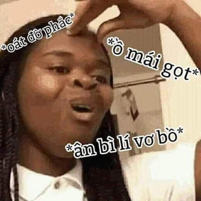 Meme anh da đen tóc ngắn hài hước