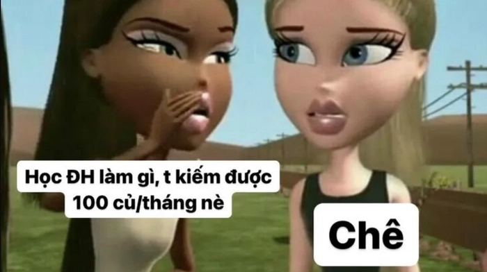 Meme chê lùn vui vẻ hóm hỉnh