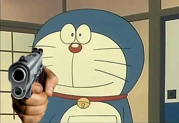 Meme doraemon mặt hài hài hước