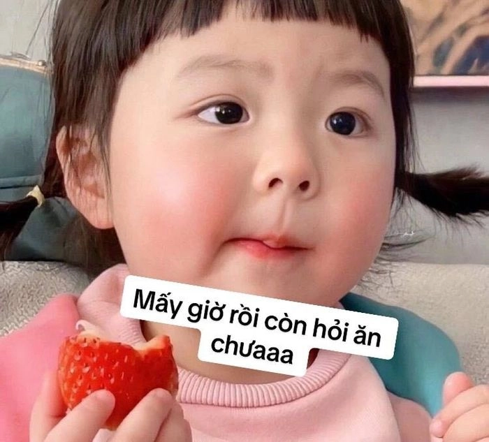 Meme em bé cute bá đạo